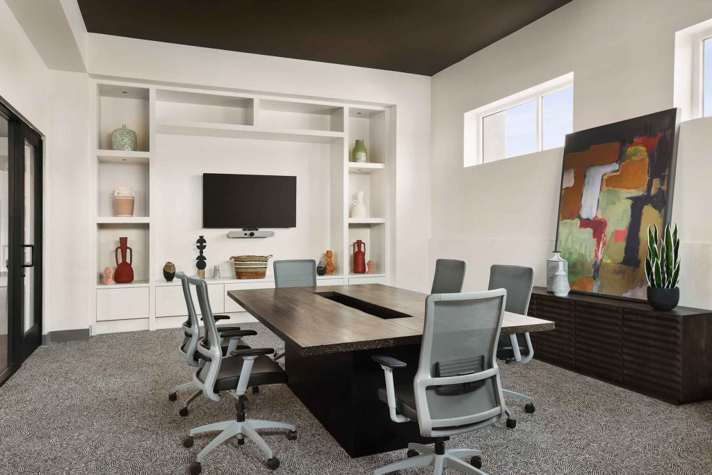 conference room wok live at Vista apartments in huntsville